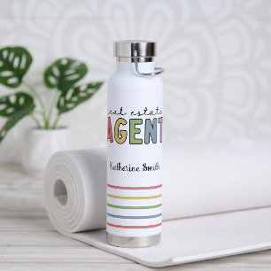 Individuelle Name Real Anwesen Agent   Geschenke v Trinkflasche