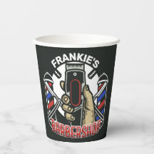 Individuelle Name Retro Barber Shop Pole Barbersho