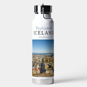 Individuelle Name Reykjavik Island Trinkflasche