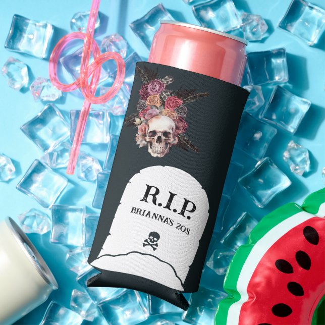 Individuelle Name - RIP 20er (oder ein Jahrzehnt)  Selters Dosenkühler (In Situ Sommer)