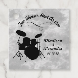 Individuelle Name Rock & Roll Drummer Wedding Drum Geschenkanhänger