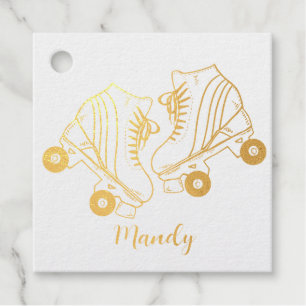 Individuelle Name Roller Skaten Geschenkanhänger