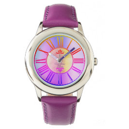 Individuelle Name Roman Numerals Holographische Armbanduhr