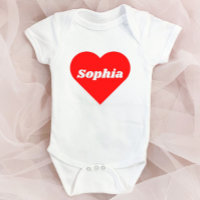 Individuelle Name Rotes Herz Valentinstag