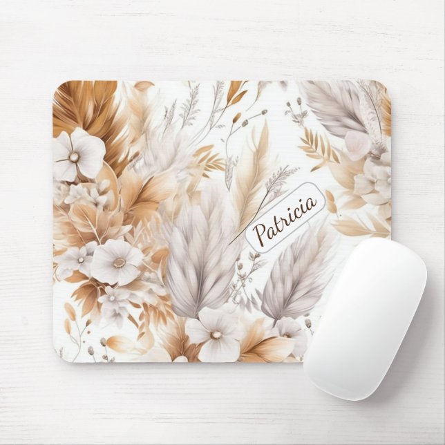 Individuelle Name Rustikale Moderne Bohemische Wil Mousepad (Mit Mouse)