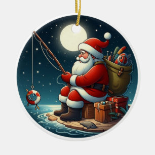 Individuelle Name Santa Keramik Ornament