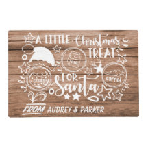 Individuelle Name Santa Tray Weihnachten Abend Lec