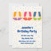 Individuelle Name Schlaf über Pajama Party Geburts