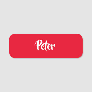 Individuelle Name schlichte Namensmarke Namensschild