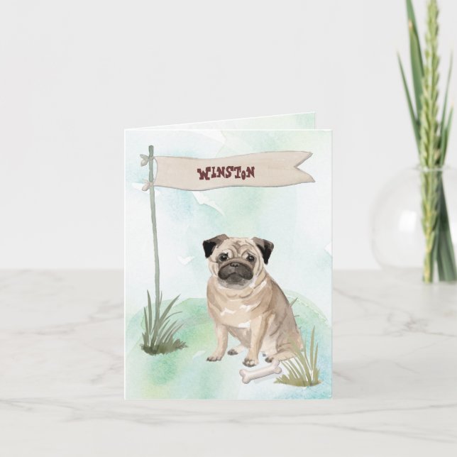 Individuelle Name Schokolade Labrador Haustier Hun (Vorderseite)