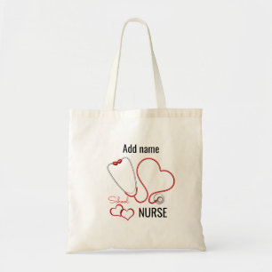 Individuelle Name School Nurse's Personalisierte R Tragetasche