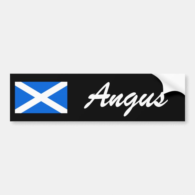 Individuelle Name Scottish Flag Bscent Autoaufkleber (Vorne)