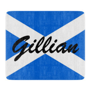 Individuelle Name Scottish Flag cbcn Schneidebrett
