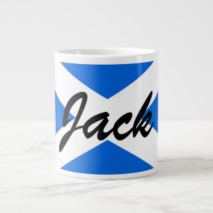 Individuelle Name Scottish Flag mugcccent Jumbo-Tasse