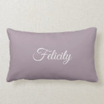 Individuelle Name Script Initial Letter F Modern E Lendenkissen<br><div class="desc">Individuelle Name Script Initial Letter F Moderne elegante Template Baumwollkissen.</div>