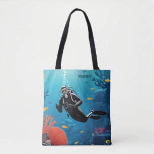 Individuelle Name Scuba Diver