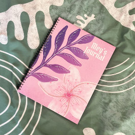 Individuelle Name Self Liebe Journal (Pink) Notizbuch