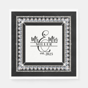 Individuelle Name Serviette