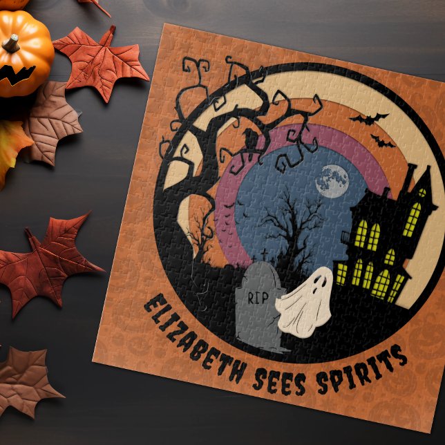 Individuelle Name sieht Spirituosen Halloween Imit Puzzle (Von Creator hochgeladen)