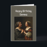 Individuelle Name Sister Birthday Liebe Karte<br><div class="desc">Individuelle Name Sister Birthday Liebe eine Schwester wertvoller als Gold</div>