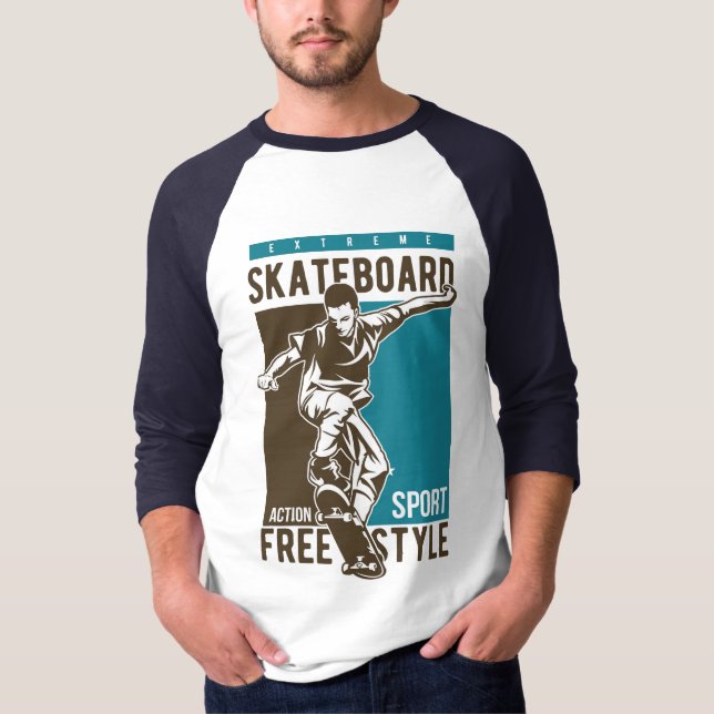 Individuelle Name Skateboarding Shirts & Jacken (Vorderseite)