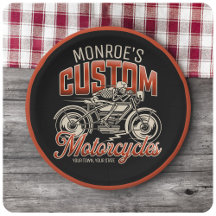 Individuelle Name Skeleton Motorrad-Shop