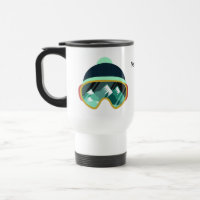 Individuelle Name Skimaske Tasse