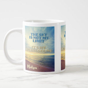 Individuelle Name Sky Quote Jumbo-Tasse