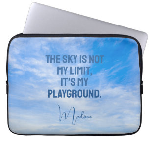 Individuelle Name Sky Quote Laptopschutzhülle