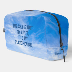 Individuelle Name Sky Quote Waschbeutel