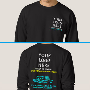 Individuelle Name & Slogan & Logo Vorne und Hint Sweatshirt