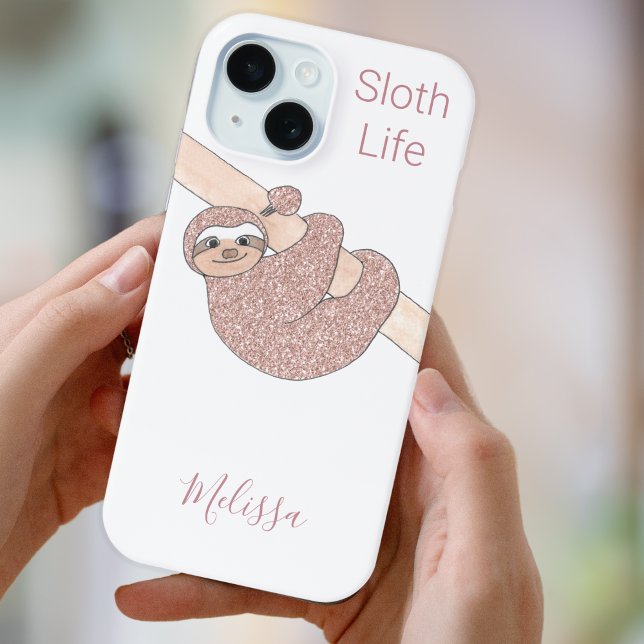 Individuelle Name Sloth Life Case-Mate iPhone Hülle (Von Creator hochgeladen)