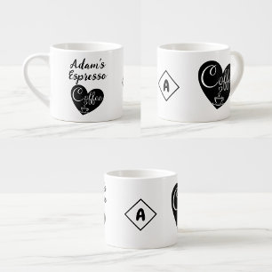 Individuelle Name Small Espresso Cup   Liebe Kaffe Espressotasse