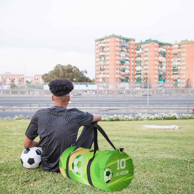 Individuelle Name Soccer Bag | Personalisierte Num Duffle Bag (Von Creator hochgeladen)