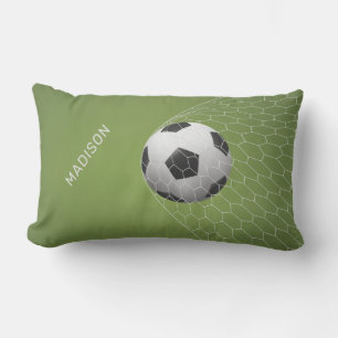 Individuelle Name Soccer Goal Kissen Für Draußen