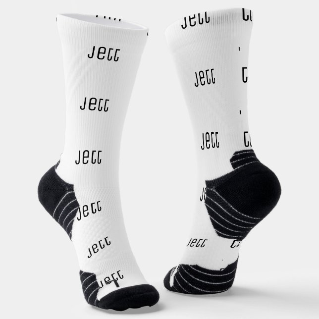 Individuelle Name Socken (Gewinkelt)