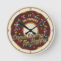 Individuelle Name Soft Chocolate Donut Rainbow Spr