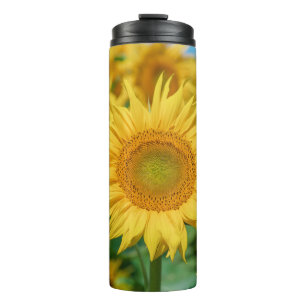 Individuelle Name Sonnenblume Thermosbecher