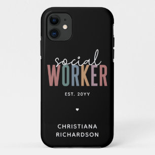Individuelle Name Sozialarbeiter Abschluss Geschen Case-Mate iPhone Hülle