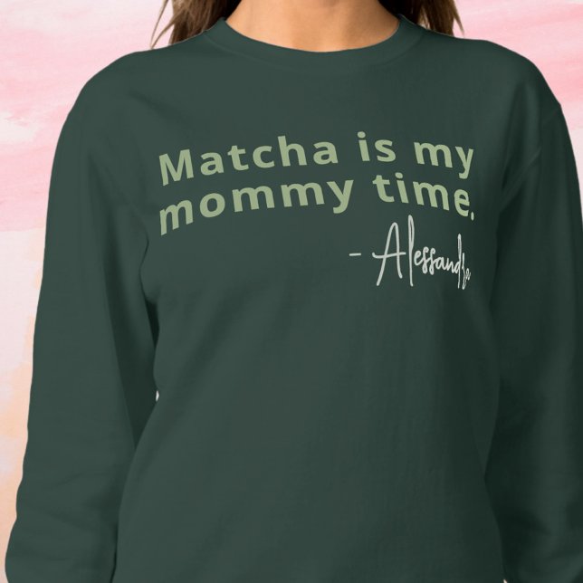 Individuelle Name Spaß Inspiration Typografie Mini Sweatshirt (Von Creator hochgeladen)