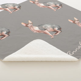 individuelle Name Sphynx Katzenhaarlose Sherpadecke