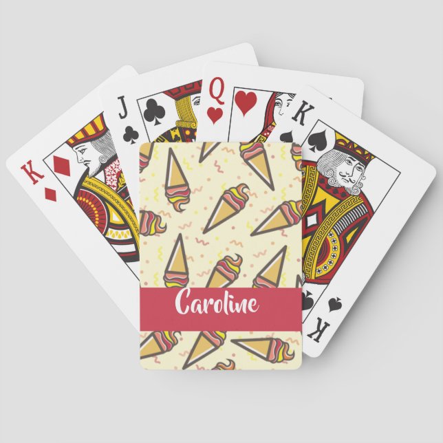 Individuelle Name Spielkarten (Rückseite)