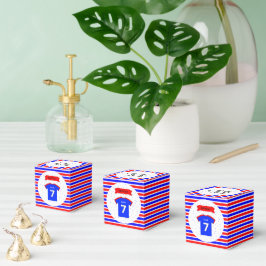 individuelle Name-Sportarten zum 7. Geburtstag Geschenkschachtel