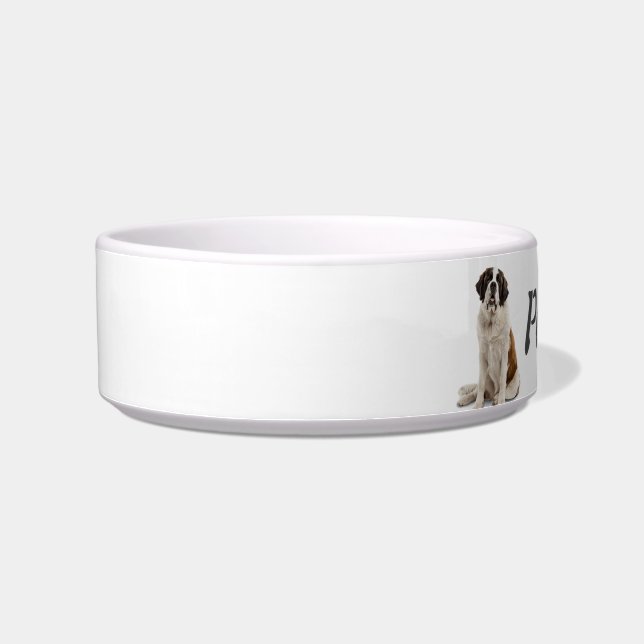 Individuelle Name St Bernard Dog Tier Napf (Links)
