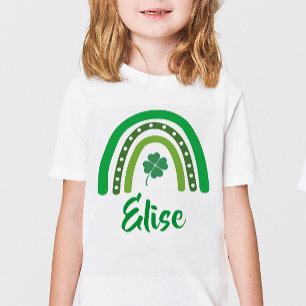 INDIVIDUELLE NAME St. Patrick's Day Boho Rainbow K T-Shirt