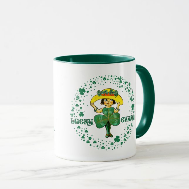 Individuelle Name St. Patrick's Day-Geschenk Tasse (VorderseiteRechts)