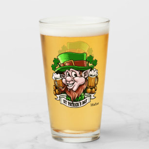 Individuelle Name St. Patrick's Day Pint Glas