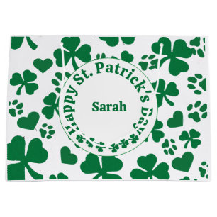 Individuelle Name St. Patrick's Day Tote Bag Große Geschenktüte