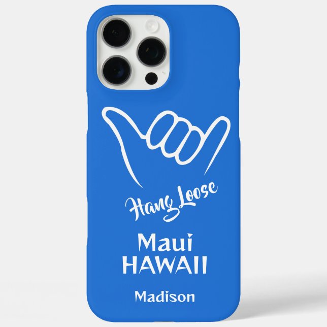 Individuelle Name, Standort und Farbe Shaka Case-Mate iPhone Hülle (Rückseite)