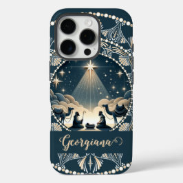Individuelle Name Star of Wonder Nativity Dot Mand iPhone 16 Pro Hülle